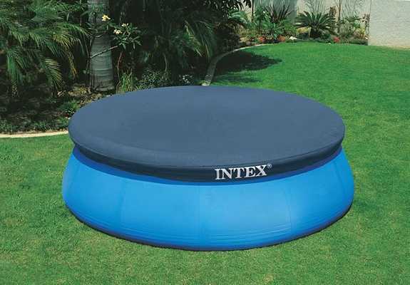 Тент-чехол для бассейнов Intex Easy Set 396см (выступ 30см) 28026